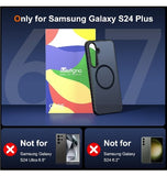 SAMSUNG GALAXY S24+ PREMIUM MAGSAFE CASE TRANSLUCENT BLACK | MEIFIGNO