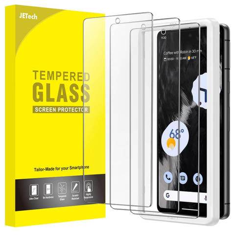 GOOGLE PIXEL 7 PREMIUM TEMPERED GLASS SCREEN PROTECTOR 3PK | JETECH