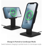 MOPHIE 15W MAGSAFE WIRELESS DESKTOP CHARGER BLACK