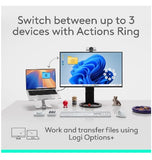 LOGITECH MX MASTER 4 WIRELESS MOUSE PALE GRAY