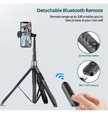 ATUMTEK Bluetooth Selfie Stick Tripod ATSS052 NO REMOTE – Phlox
