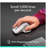 LOGITECH MX MASTER 4 WIRELESS MOUSE MAC EDITION WHITE SILVER
