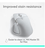 LOGITECH MX MASTER 4 WIRELESS MOUSE MAC EDITION WHITE SILVER