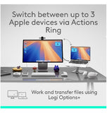 LOGITECH MX MASTER 4 WIRELESS MOUSE MAC EDITION WHITE SILVER