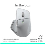 LOGITECH MX MASTER 4 WIRELESS MOUSE MAC EDITION WHITE SILVER