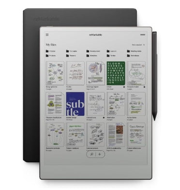 REMARKABLE PAPER PRO WITH MARKER PLUS & PREMIUM LEATHER FOLIO CASE BLACK