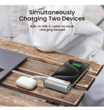 SHARGE FLOW MINI 5000MAH PORTABLE CHARGER SILVER