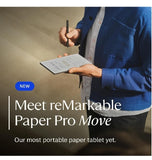 REMARKABLE PAPER PRO MOVE TABLET/MARKER PLUS & PREMIUM LEATHER FOLIO CASE BLACK