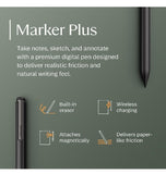 REMARKABLE PAPER PRO MOVE TABLET/MARKER PLUS & PREMIUM LEATHER FOLIO CASE BLACK