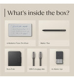 REMARKABLE PAPER PRO MOVE TABLET/MARKER PLUS & PREMIUM LEATHER FOLIO CASE BLACK