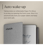 REMARKABLE PAPER PRO MOVE POLYMER WEAVE BOOK FOLIO GRAY | REMARKABLE