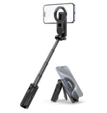 ULANZI MAGSAFE HANDLE GRIP BLUETOOTH POCKET SELFIE STICK TRIPOD BLACK