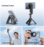ULANZI MAGSAFE HANDLE GRIP BLUETOOTH POCKET SELFIE STICK TRIPOD BLACK