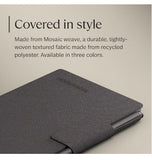 REMARKABLE PAPER PRO MOVE MOSAIC WEAVE BOOK FOLIO BASALT | REMARKABLE