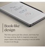 REMARKABLE PAPER PRO MOVE MOSAIC WEAVE BOOK FOLIO BASALT | REMARKABLE