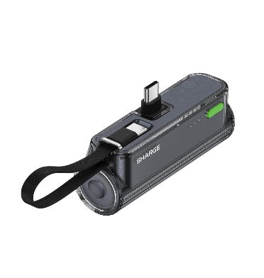 SHARGE FLOW MINI 2 5000MAH PORTABLE CHARGER BLACK