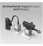 SHARGE FLOW MINI 2 5000MAH PORTABLE CHARGER BLACK