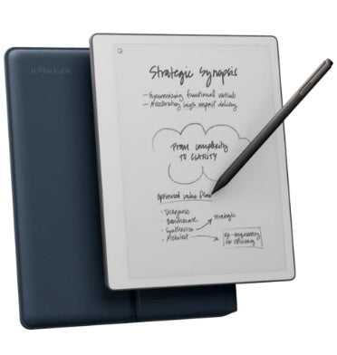 REMARKABLE PAPER PURE TABLET/MARKER PLUS & POLYMER WEAVE SLEEVE FOLIO OCEAN BLUE