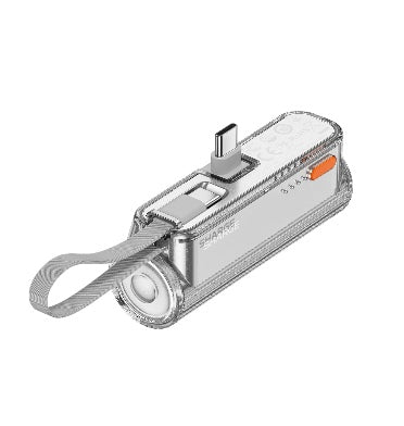 SHARGE FLOW MINI 2 5000MAH PORTABLE CHARGER SILVER