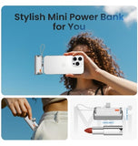 SHARGE FLOW MINI 2 5000MAH PORTABLE CHARGER SILVER