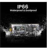 SHARGEEK 170 24000MAH PD3.1 PORTABLE CHARGER WITH SMART DISPLAY GRAY/TRANSPARENT