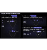 SHARGEEK 170 24000MAH PD3.1 PORTABLE CHARGER WITH SMART DISPLAY GRAY/TRANSPARENT