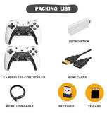 RETRO GAMING VIDEO GAME CONSOLE WITH DUAL CONTROLLERS