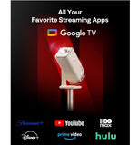 AURZEN BOOM AIR PORTABLE PROJECTOR WITH GOOGLE TV OFF-WHITE