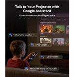 AURZEN BOOM AIR PORTABLE PROJECTOR WITH GOOGLE TV OFF-WHITE
