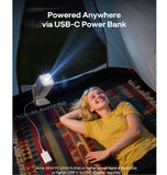 AURZEN BOOM AIR PORTABLE PROJECTOR WITH GOOGLE TV OFF-WHITE