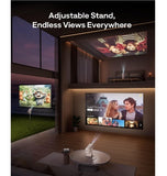 AURZEN BOOM AIR PORTABLE PROJECTOR WITH GOOGLE TV OFF-WHITE