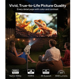 AURZEN BOOM AIR PORTABLE PROJECTOR WITH GOOGLE TV OFF-WHITE