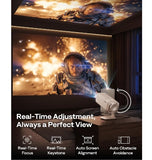 AURZEN BOOM AIR PORTABLE PROJECTOR WITH GOOGLE TV OFF-WHITE