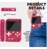 RETRO HANDHELD GAME CONSOLE RED
