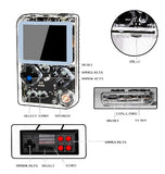 RETRO HANDHELD GAME CONSOLE TRANSPARENT WHITE
