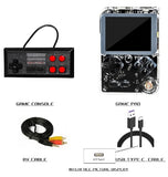 RETRO HANDHELD GAME CONSOLE TRANSPARENT WHITE