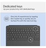 MICROSOFT SURFACE PRO 12 12" ALCANTARA TYPE COVER WITH SLIM PEN 2 OCEAN