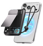 SHARGE ICEMAG3 MAGSAFE 10000MAH 25W QI2 POWERBANK WITH ACTIVE COOLING AND FOLDABLE STAND WHITE