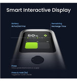 SHARGE RETRACTABLE 165 20000MAH 3-PORT FAST CHARGING POWER BANK WITH SMART DISPLAY AND BUILT-IN CABLE BLACK