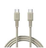 SHARGE USB C TO USB C 100W PD FAST CHARGING CABLE 1M RETRO MCINTOSH GRAY