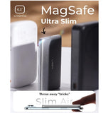 LISEN ULTRA SLIM MAGSAFE 5000MAH QI2 15W WIRELESS MAGNETIC POWERBANK ICE GRAY