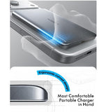 LISEN ULTRA SLIM MAGSAFE 5000MAH QI2 15W WIRELESS MAGNETIC POWERBANK ICE GRAY
