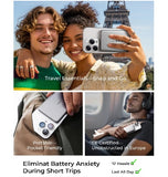 LISEN ULTRA SLIM MAGSAFE 5000MAH QI2 15W WIRELESS MAGNETIC POWERBANK ICE GRAY