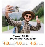 TORRAS SLIM MINIMAG MAGSAFE 10000MAH 22W WIRELESS MAGNETIC POWERBANK GLACIER GRAY