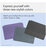 MICROSOFT SURFACE PRO 12 12" ALCANTARA TYPE COVER OCEAN