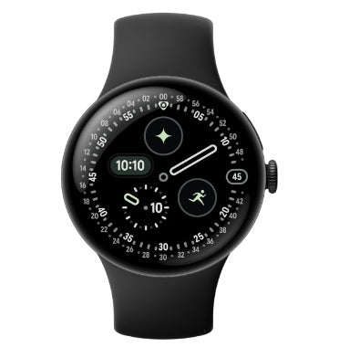 GOOGLE PIXEL WATCH 4 45MM MATTE BLACK/OBSIDIAN