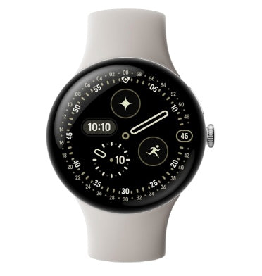 GOOGLE PIXEL WATCH 4 45MM SILVER/PORCELAIN