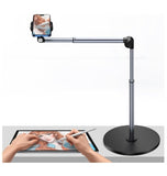 HEAVY DUTY ALUMINUM OVERHEAD 35CM FLEXIBLE 360 ARTICULATING ARM PHONE MOUNT STAND