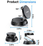 ANDERY MAGSAFE ADJUSTABLE 15W FAST WIRELESS CHARGER SUCTION CAR PHONE MOUNT