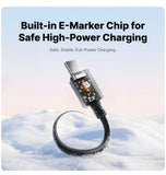 SHARGE USB-C 240W FAST CHARGING CABLE 1.5M BLACK